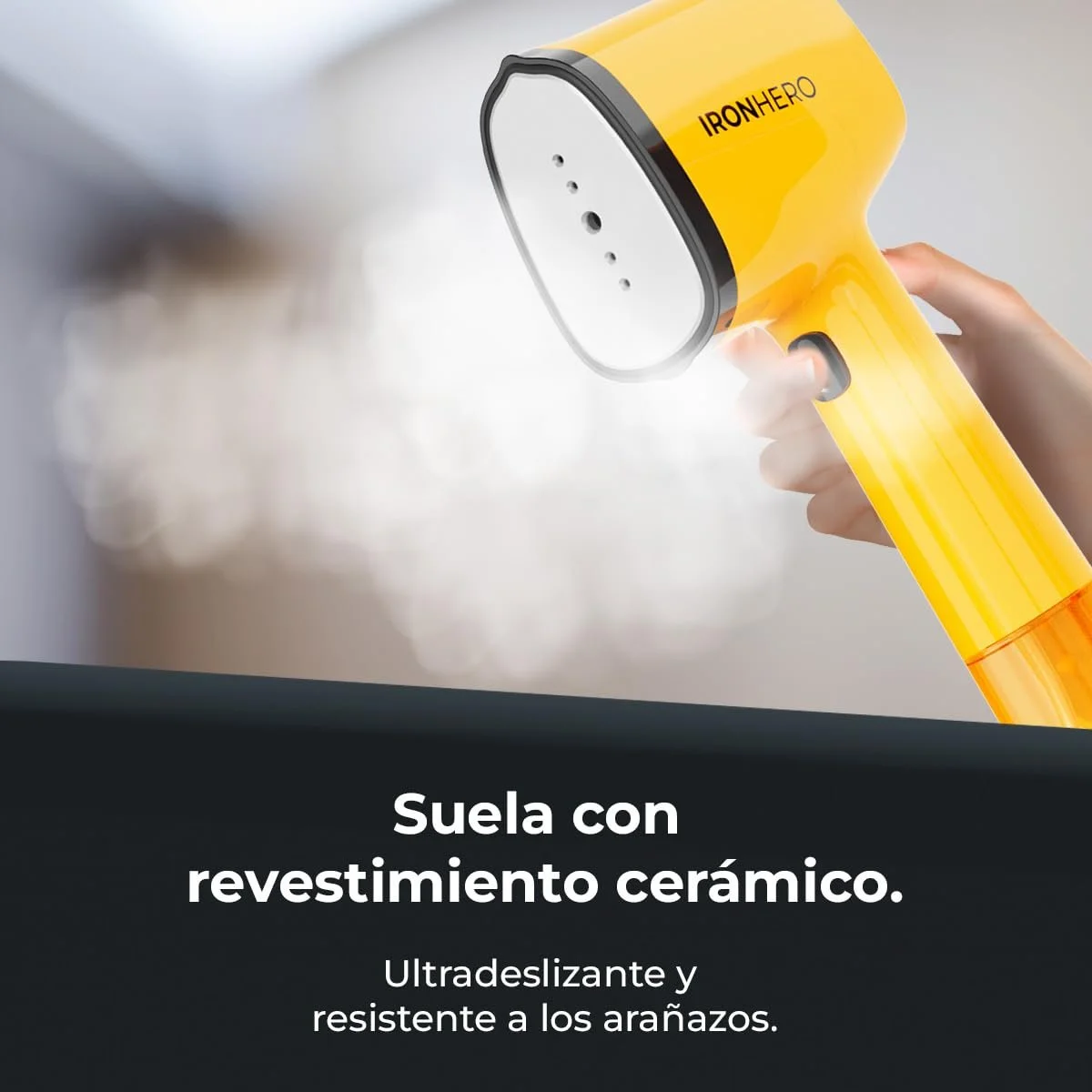 Вертикальный утюг Cecotec IronHero V-1500 Essential Керамическая подошва 1500 W 25 г/мин Yellow, фото №4