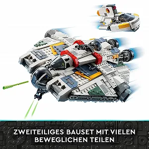 Конструктор LEGO Star Wars Ghost & Phantom II 75357 Космический корабль с 5 минифигурками, включая Джейсена Синдуллу и дроида Chopper synthetic.ua - Фото 1