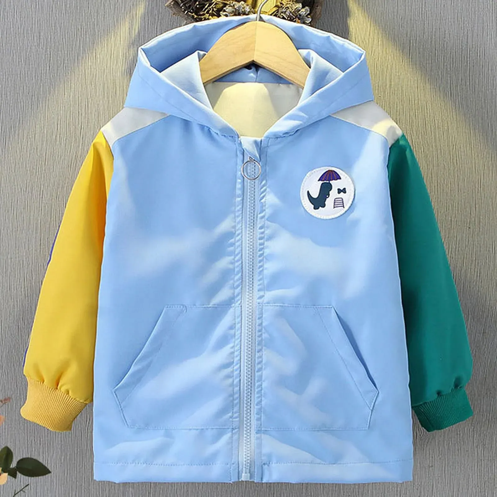 Перехідна куртка Amur Leopard Дитяча для хлопчиків з капюшоном Вітрозахисна, фото №5