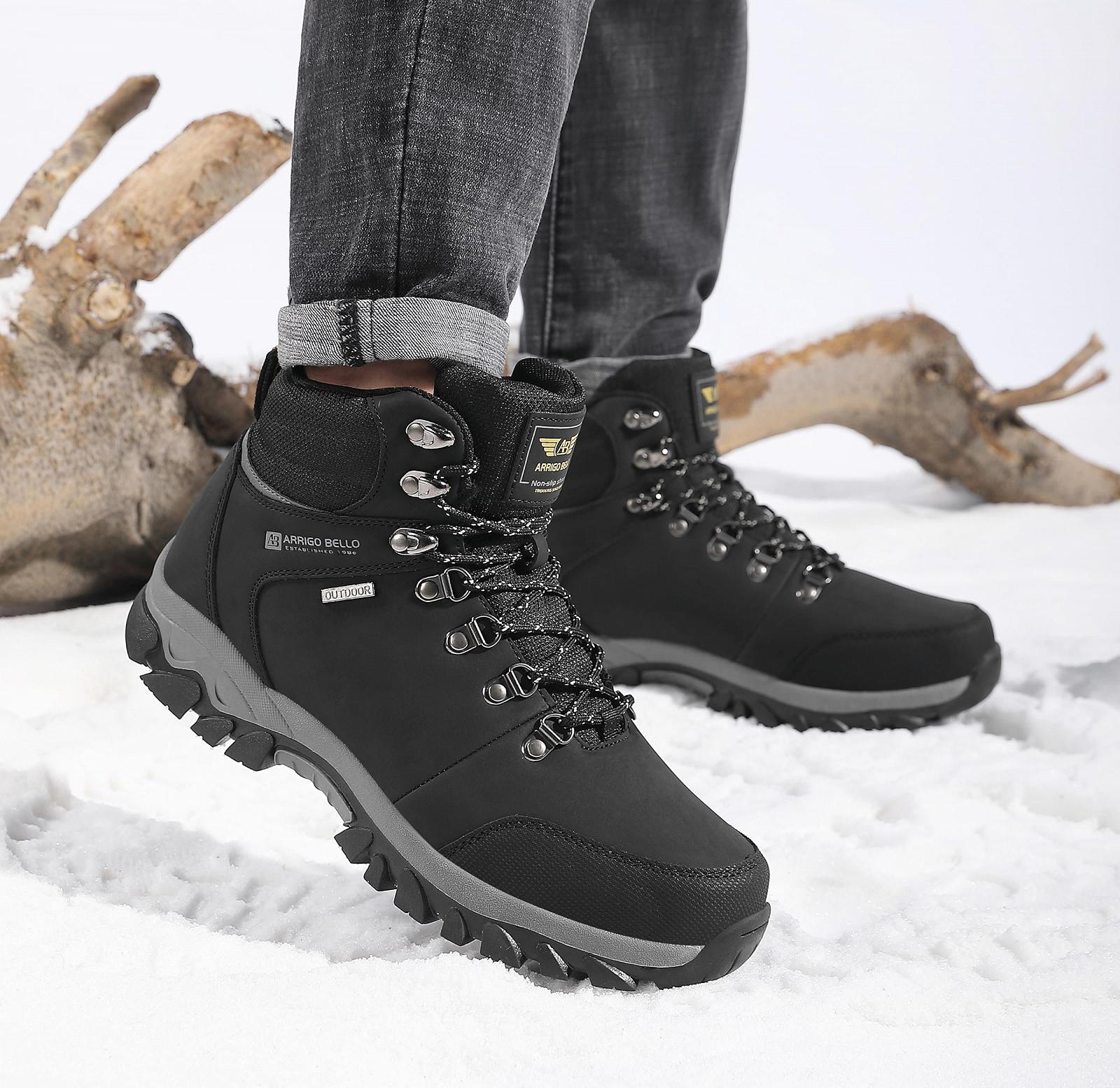 Чоботи ARRIGO BELLO Winterschuhe Зимові снігоступи Теплофлісова застібка, фото №7