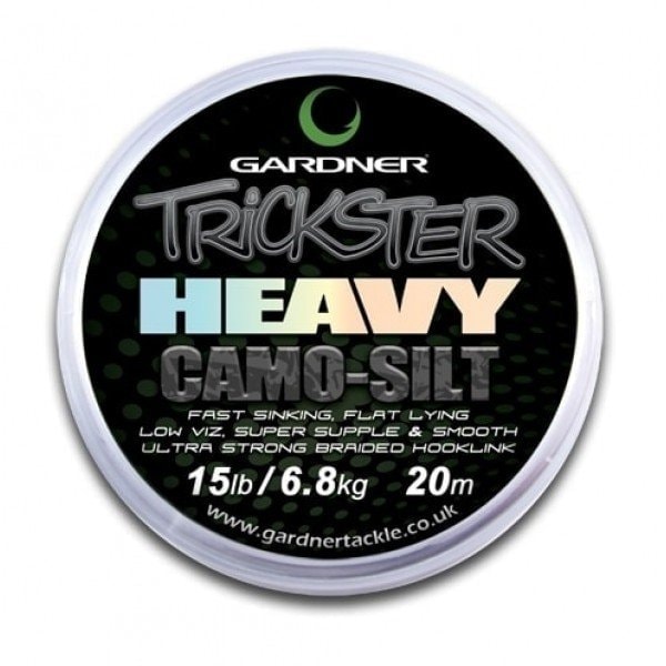 Trickster Heavy Camo Silt 15lb (6.8kg) поводочный материал Gardner, фото №1