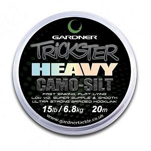 Trickster Heavy Camo Silt 15lb (6.8kg) поводочный материал Gardner