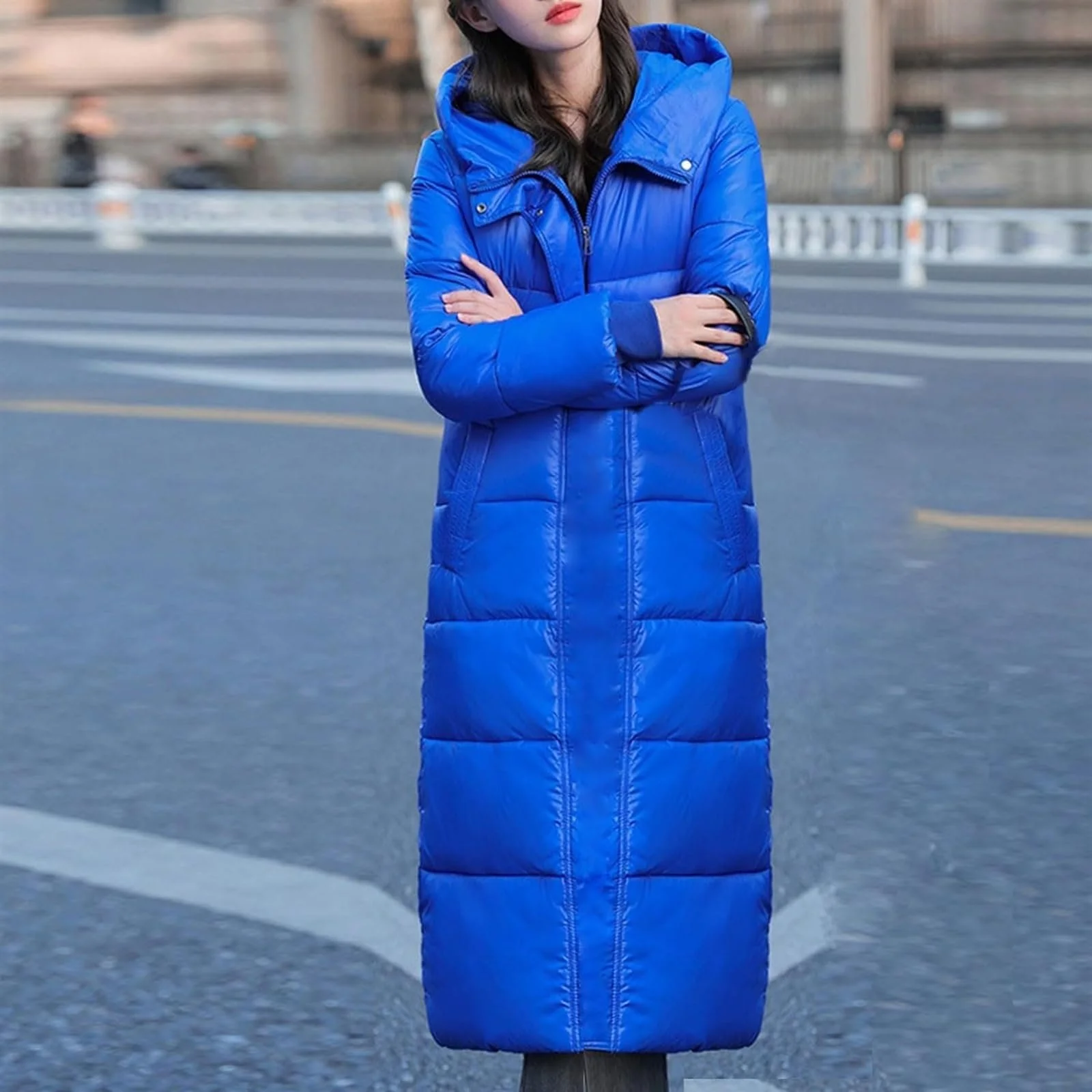 Довге зимове пальто Жіноча максі, фото №3 Довге зимове пальто Жіноча максі, фото №3