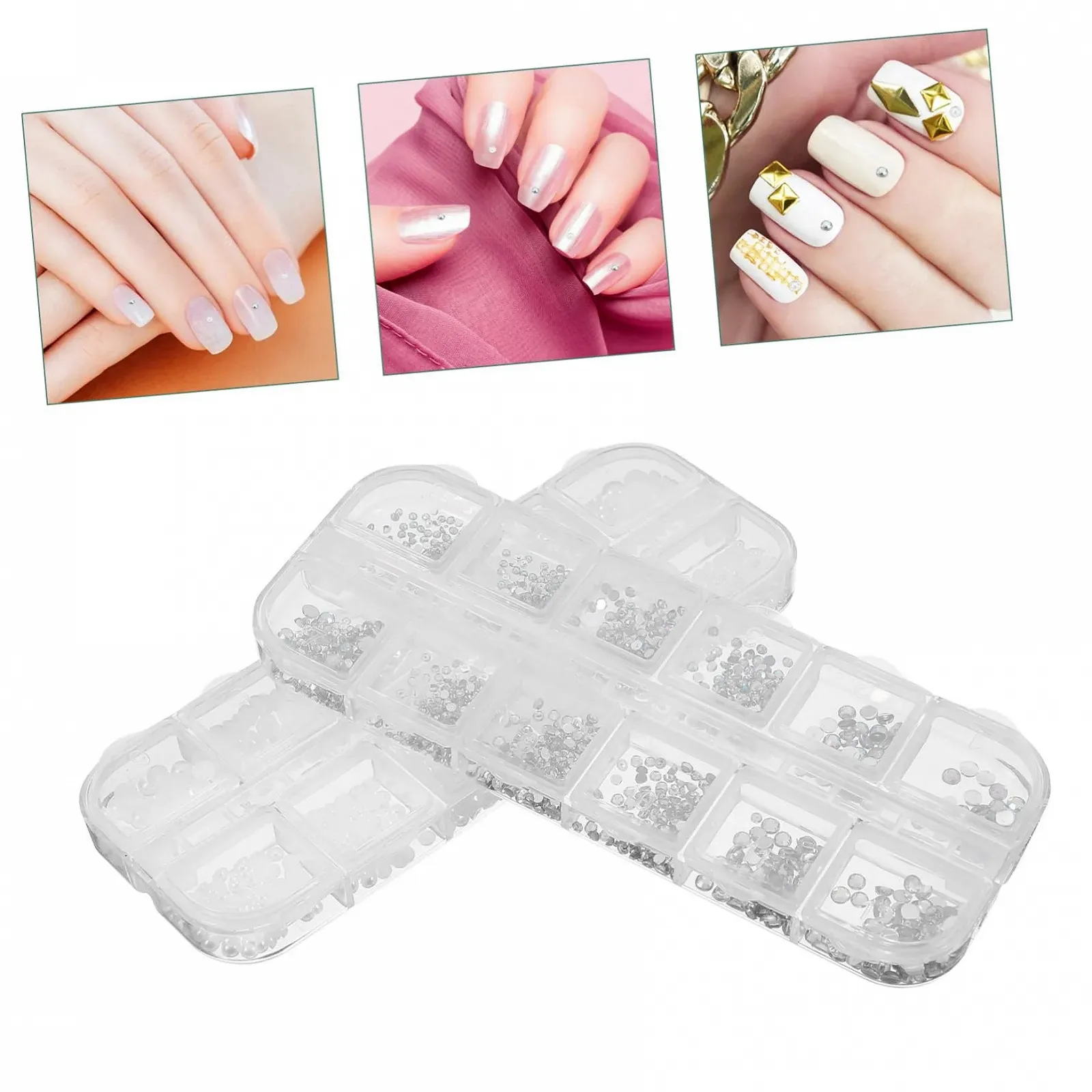 PLAFOPE Перлини, напівперлини, плоскі, довговічні, аксесуари для нігтів для творчого манікюру, фото №8 PLAFOPE Перлини, напівперлини, плоскі, довговічні, аксесуари для нігтів для творчого манікюру, фото №8