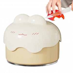 Точилка для ножей с мини-точильным камнем вольфрамовая ручная - Фото 1