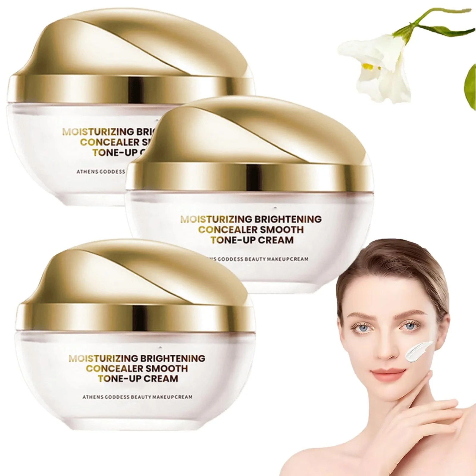 Увлажняющий, осветляющий крем-консилер (3 шт. в упаковке), фото №1