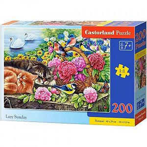 Купить Пазлы Ленивое воскресенье 200 элементов - Фото 1 Пазлы Ленивое воскресенье 200 элементов - Фото 1