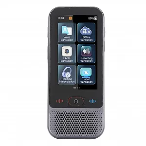 Пристрій для усного перекладу AI Інтелектуальний 139 мов Онлайн-переклад Висока точність Шумозаглушення Сенсорний екран - Фото 1