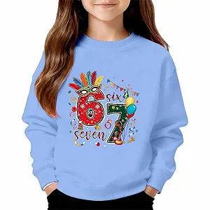 Детский свитшот Generisch Унисекс с круглым вырезом 67 Графика для повседневного досуга - Фото 1