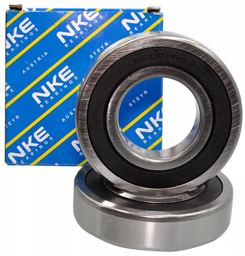 Підшипник NKE 6200 2RS2 (10*30*9) резину, фото №1
