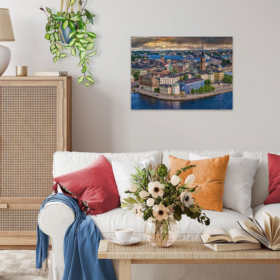 Пазл Ravensburger Scandinavian Places 12000114 "Стокгольм, Швеція" 1000 елементів, фото №3