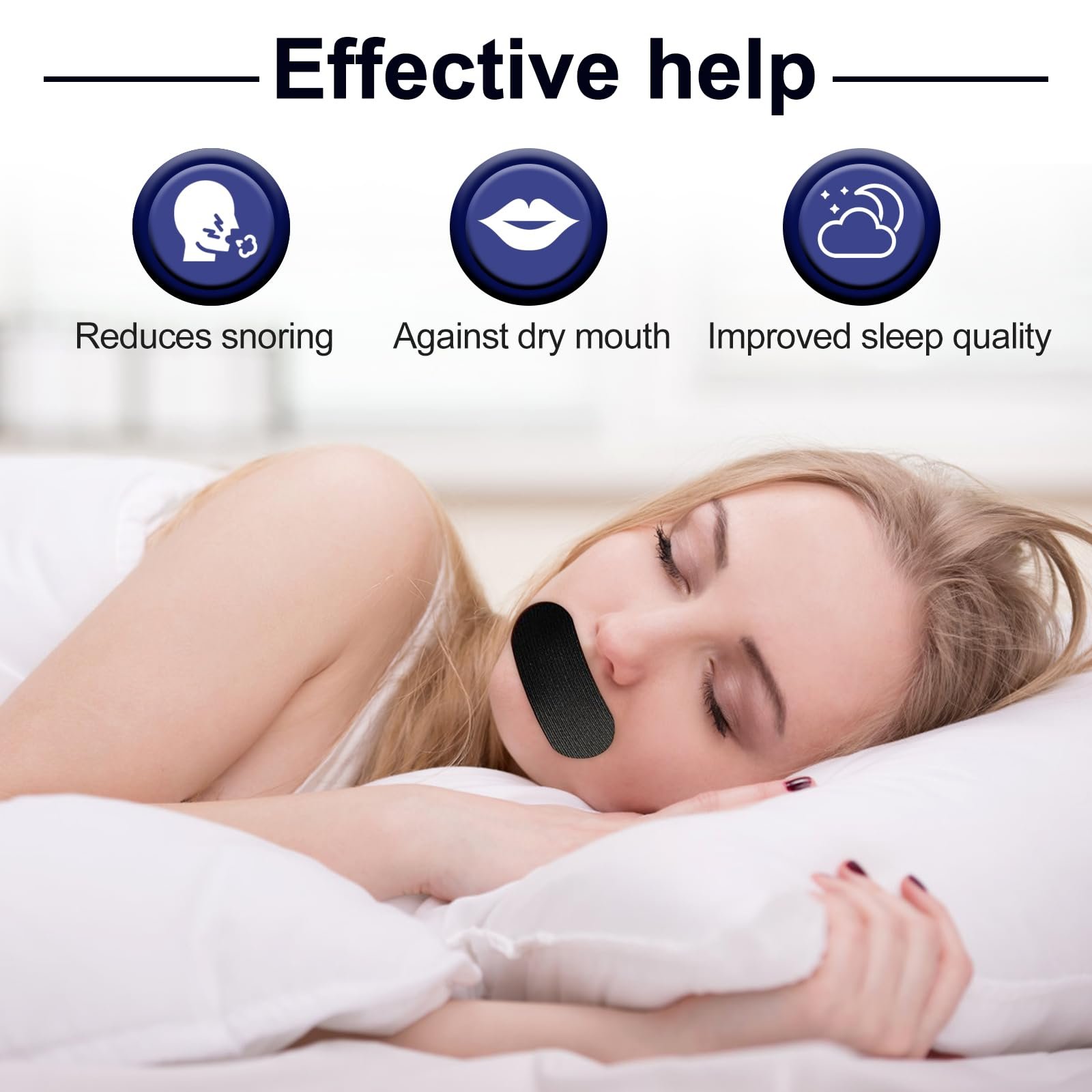 Полоски для рта Forhome, 100 шт., пластырь от храпа, для сна., фото №6 Полоски для рта Forhome, 100 шт., пластырь от храпа, для сна., фото №6
