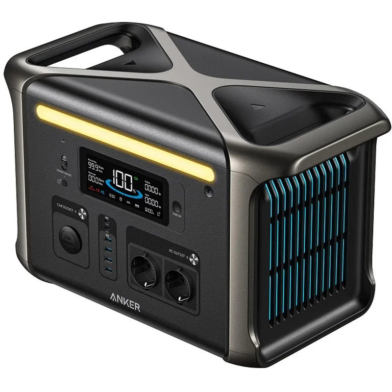 Зарядная станция Anker Solix F1500 (A1772311) 2400 Вт / 1800 Вт / 1536 Вт*ч / Функция ИБП - (Корпус из поликарбоната и ABS-пластика), фото №3