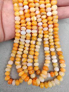 Натуральный Опал Круглые Гладкие Бусины 7-8 мм, нить длиной 40.5 см, бусины из драгоценных камней для ожерелья и браслета - Фото 1