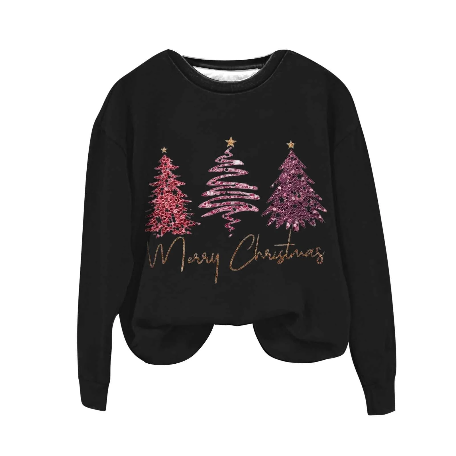 Свитшот Женский Праздничный Рождественский Принт, фото №3