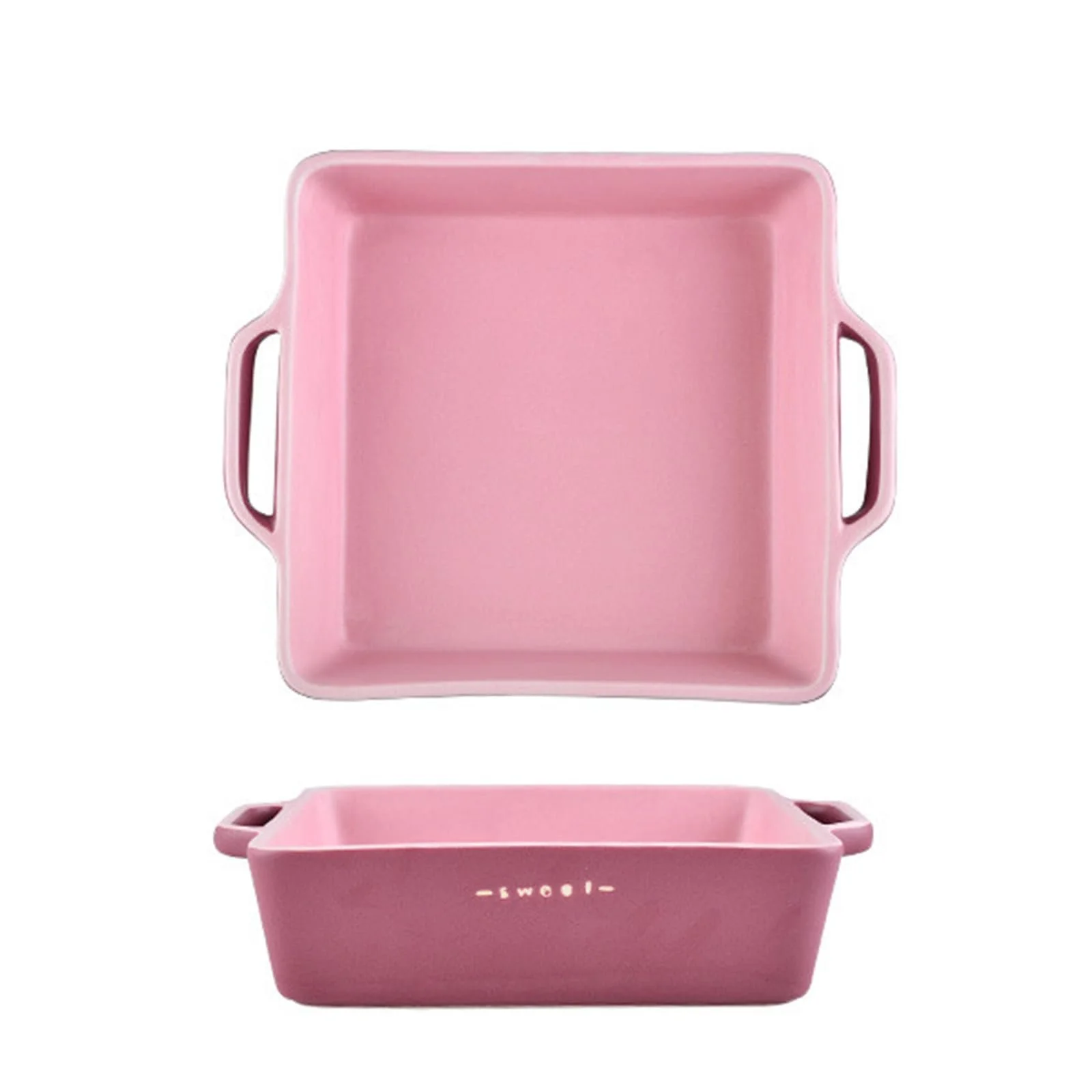 Форма для запекания Керамическая Квадратная с ручками Большая, фото №1 Форма для запекания Керамическая Квадратная с ручками Большая, фото №1