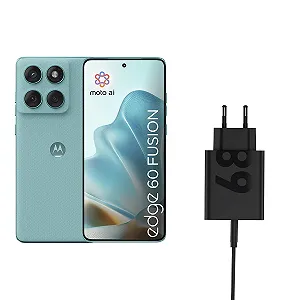Смартфон Motorola Edge 60 Fusion Pantone Amazonite + Зарядное устройство Motorola 68W TurboPower - Фото 1