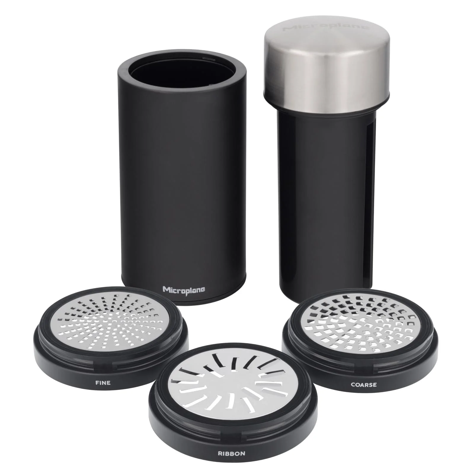 Универсальная терка Microplane Stainless Steel с крышкой, фото №1