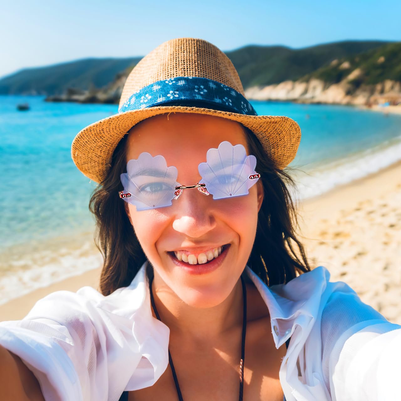 Сонцезахисні окуляри Garneck Fashion Shell, 2 шт, M, фото №2