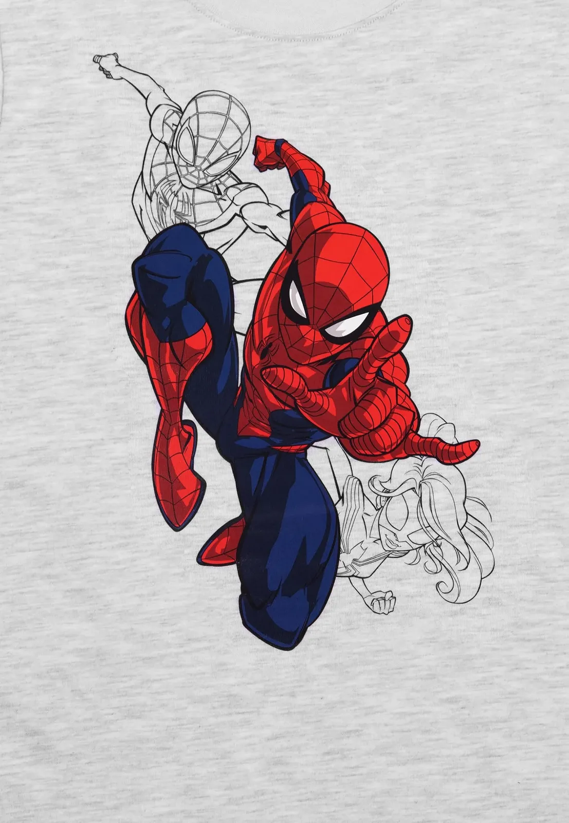 Пижама Marvel Человек-паук для мальчиков Серо-голубая, фото №4 Пижама Marvel Человек-паук для мальчиков Серо-голубая, фото №4