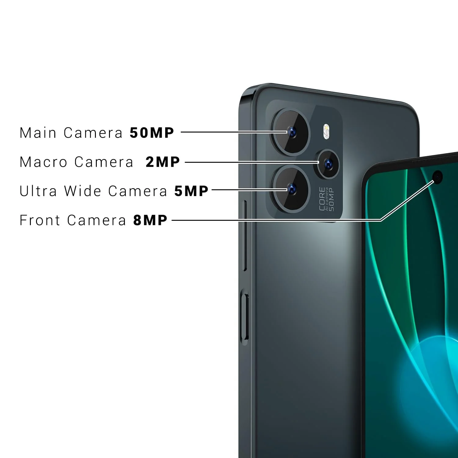 Смартфон SPC Discovery Pro 6.8 дюйма FullHD+ 6+128GB Triple AI Camera 50MP+5MP+2MP NFC 4G OctaCore 5000mAh Android 13 Deep Sky, фото №2 Смартфон SPC Discovery Pro 6.8 дюйма FullHD+ 6+128GB Triple AI Camera 50MP+5MP+2MP NFC 4G OctaCore 5000mAh Android 13 Deep Sky, фото №2