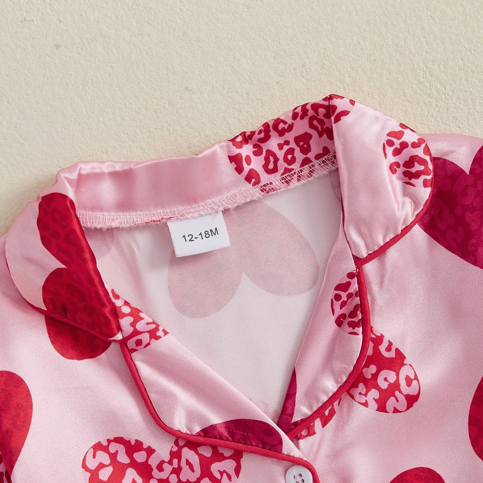 Комплект піжами Fiacafyo з 2 предметів: атласна піжама для дівчинки, фото №5