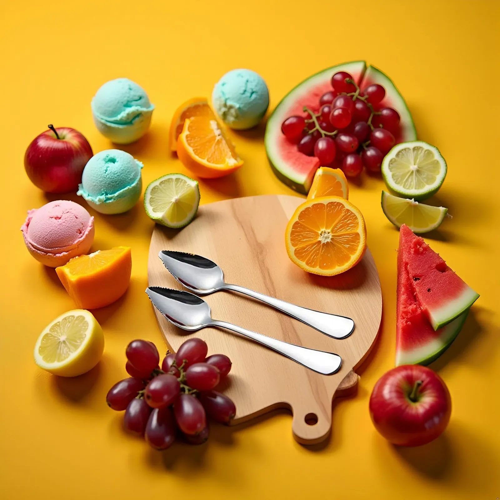 Ложка для грейпфрута з нержавіючої сталі, фото №1