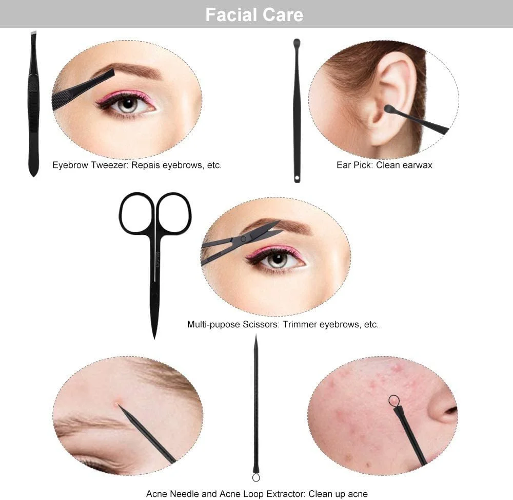 Набор для маникюра Nagelknipser Set, из нержавеющей стали, фото №2