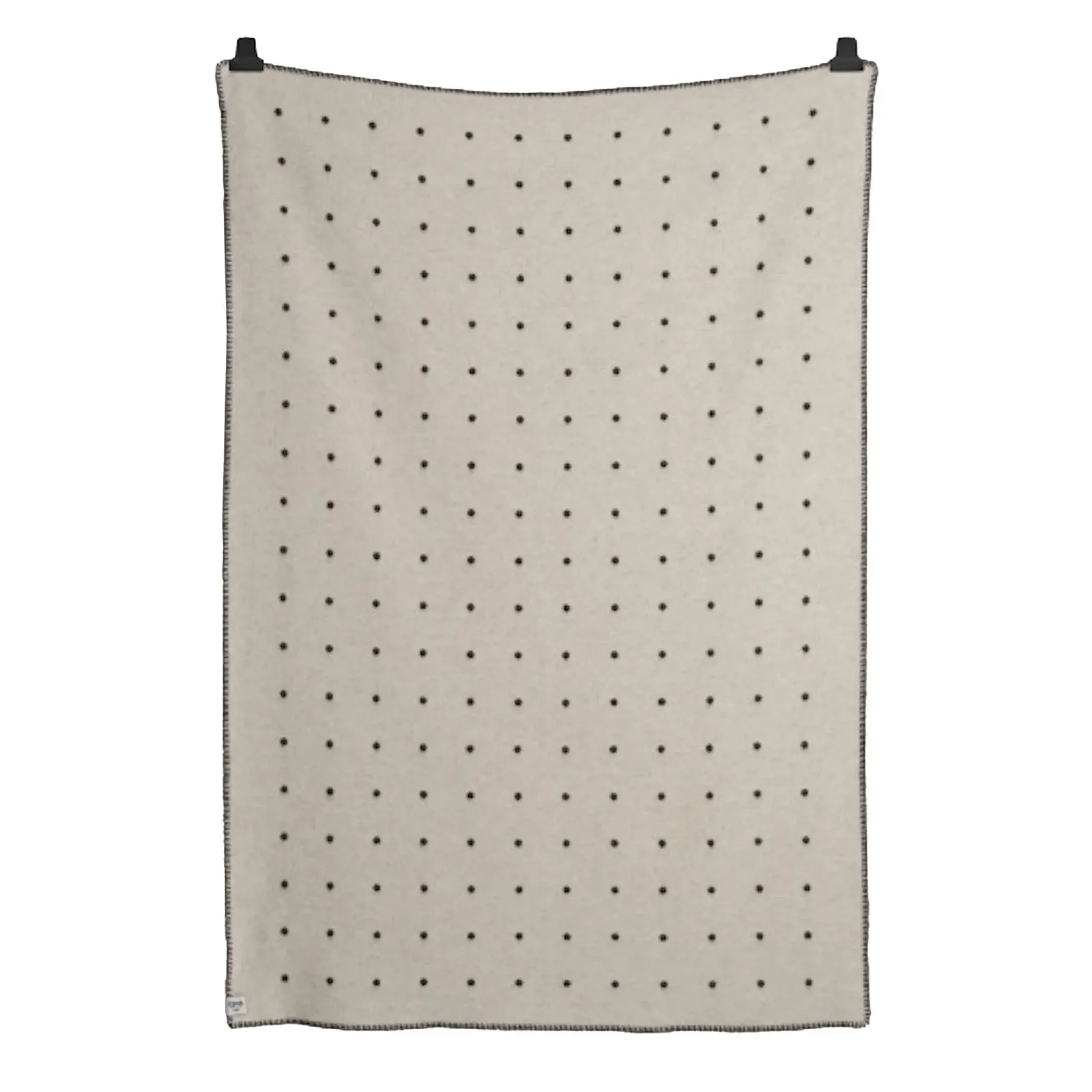 Одеяло ROROS TWEED Pastille Норвежская овечья шерсть 135 x 200 см Черно-белое, фото №2