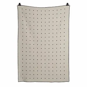 Одеяло ROROS TWEED Pastille Норвежская овечья шерсть 135 x 200 см Черно-белое synthetic.ua - Фото 1