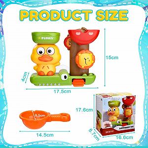 Игрушка для ванны Утка Лев для детей synthetic.ua - Фото 1