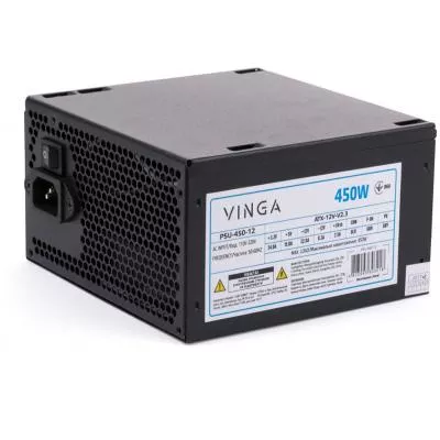 Блок питания Vinga 450W (PSU-450-12), фото №1
