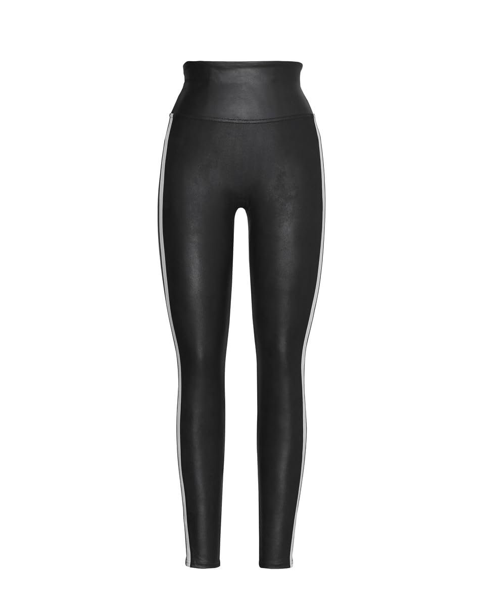 Леггинсы Spanx Искусственная кожа полосатые, фото №4