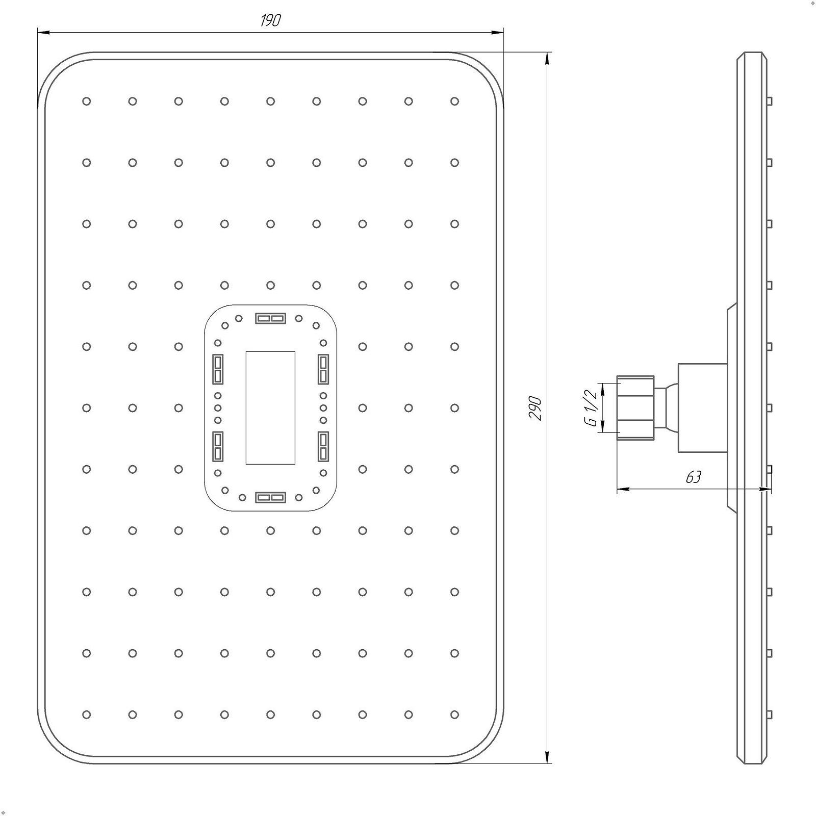 Душова лійка Globus Lux SD-003-30-00, фото №6 Душова лійка Globus Lux SD-003-30-00, фото №6