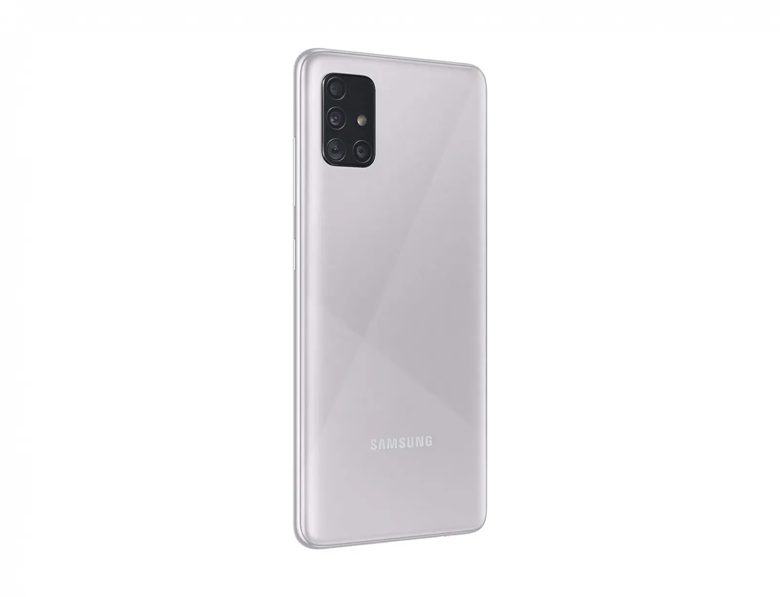 Смартфон Samsung Galaxy A51 128 GB Android 10 Dual SIM Silver Haze Crush Silver, фото №3