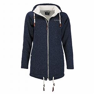 Женская флисовая зимняя куртка Dry Fashion Oslo с регулируемым капюшоном, ветрозащитная с подкладкой - Фото 1