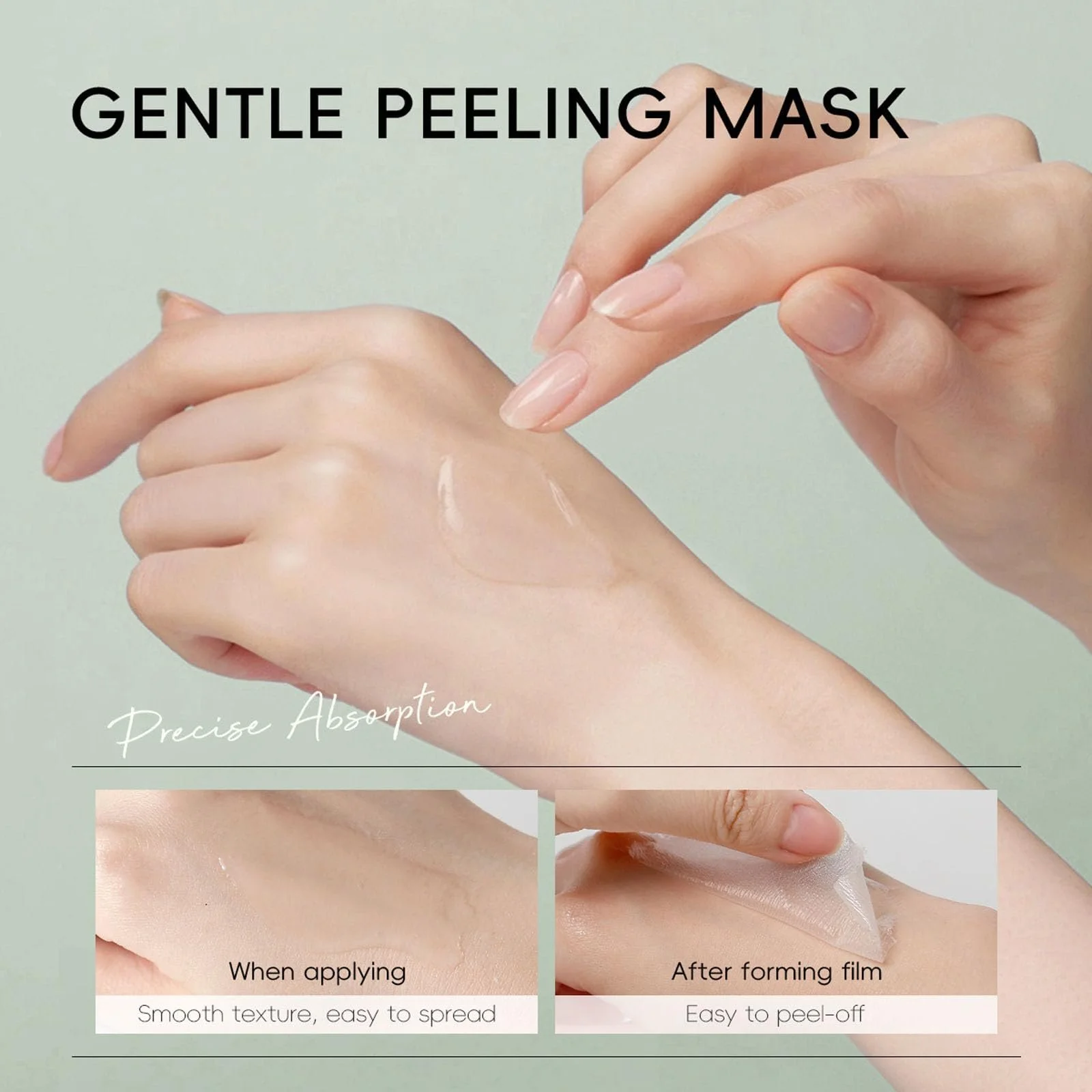 Маска для обличчя Aloe Vera BSMKCL, заспокійлива гелева, фото №5