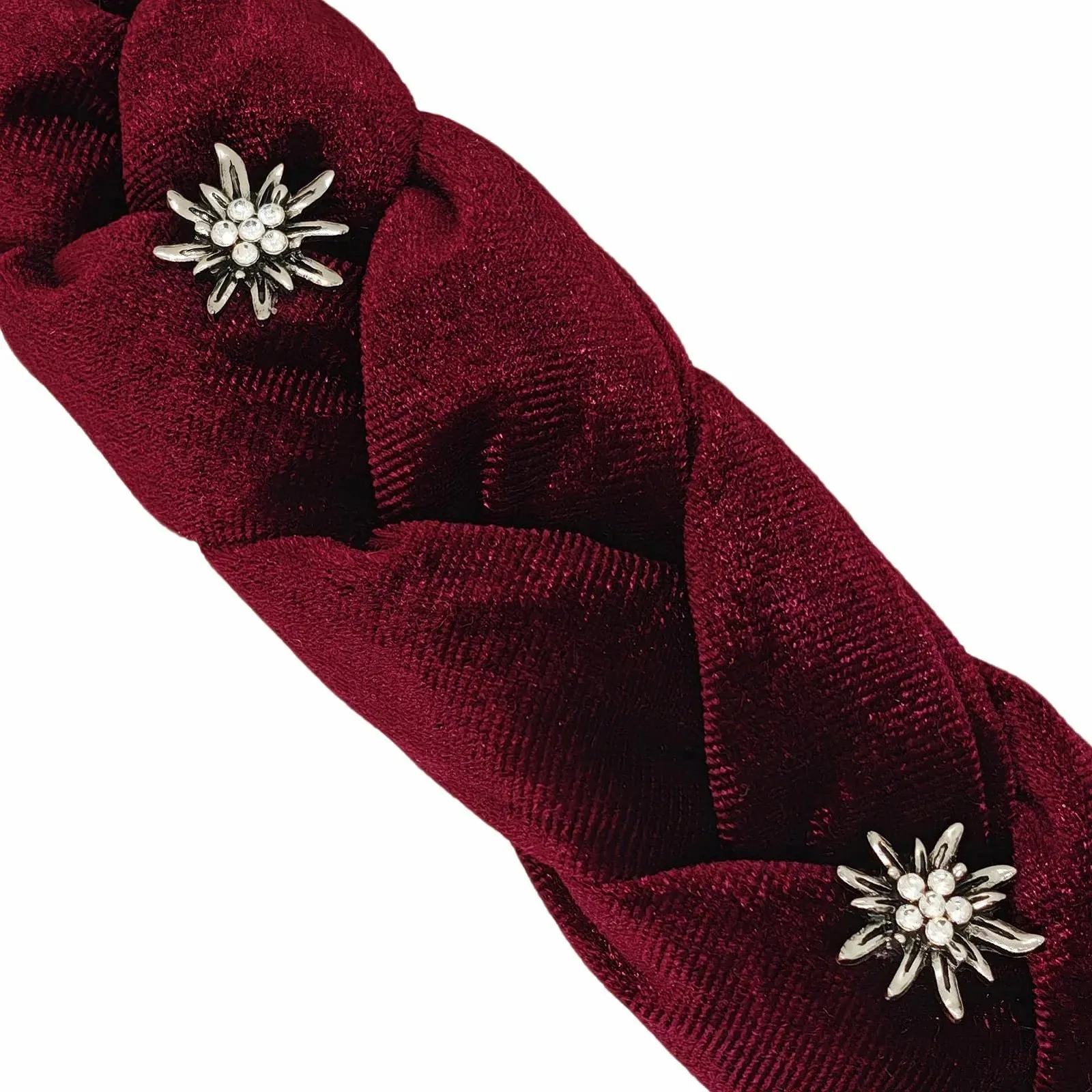 Обруч для волосся плетений Dirndl Оксамитовий, фото №8