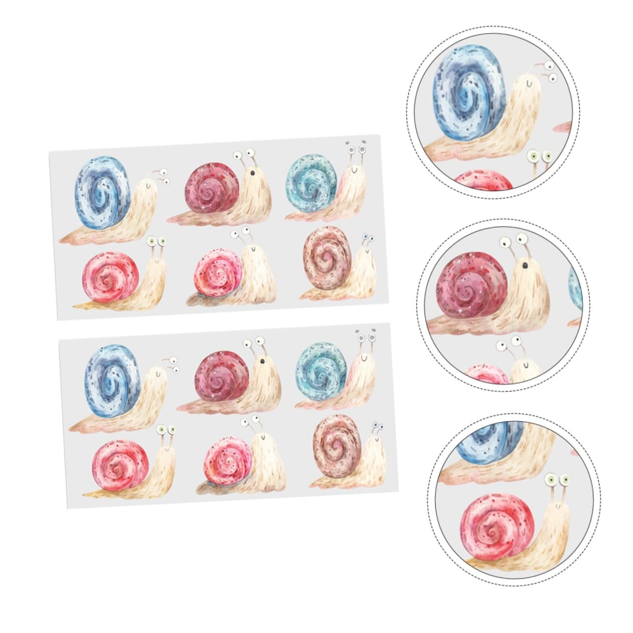 Наклейки на стену Homoyoyo Snail ПВХ 2 шт, фото №8