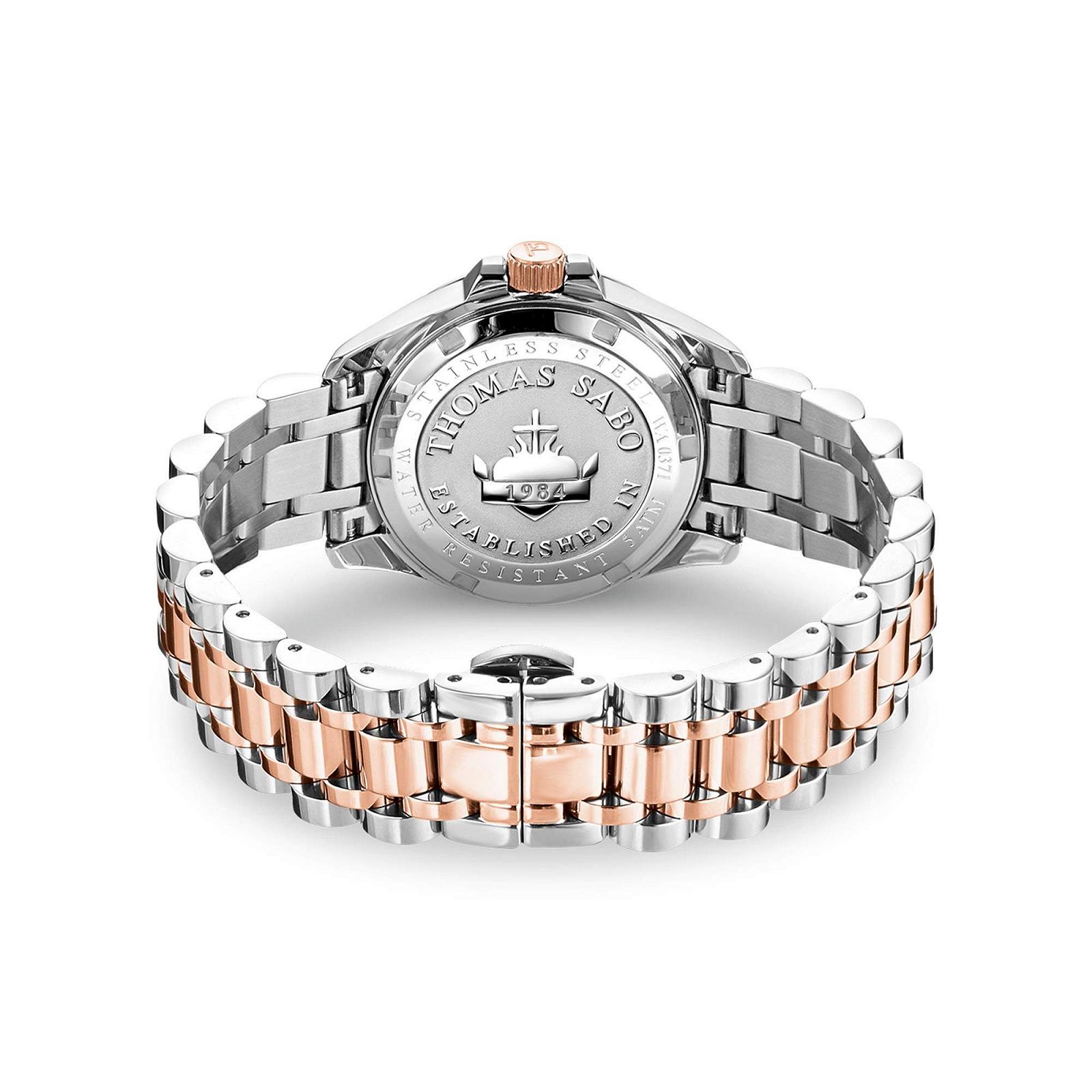 Жіночий браслет Thomas Sabo WA0371-277-201-33 MM, двоколірний, рожеве золото, срібло, аналоговий, кварцовий, нержавіюча сталь, фото №3