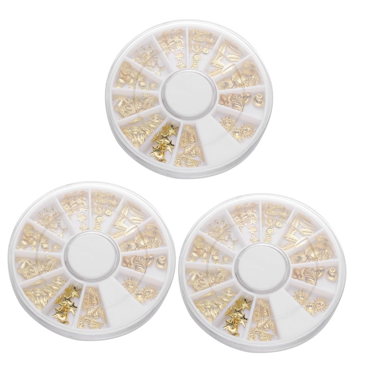 Металлические заклепки для ногтей Beavorty 3 шт., фото №1