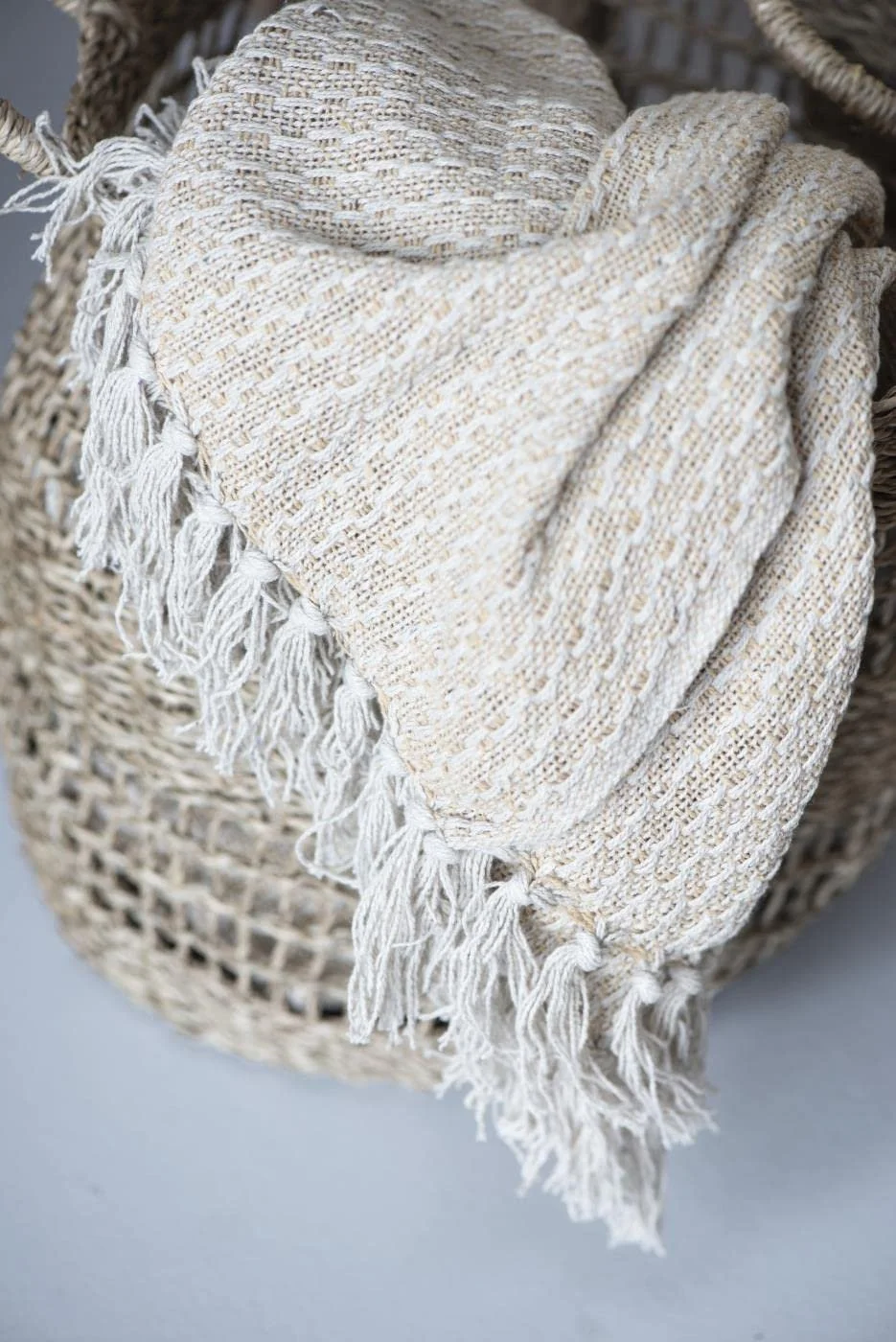 Плед IB Laursen Желтый/Кремовый 130 x 160 см, фото №2