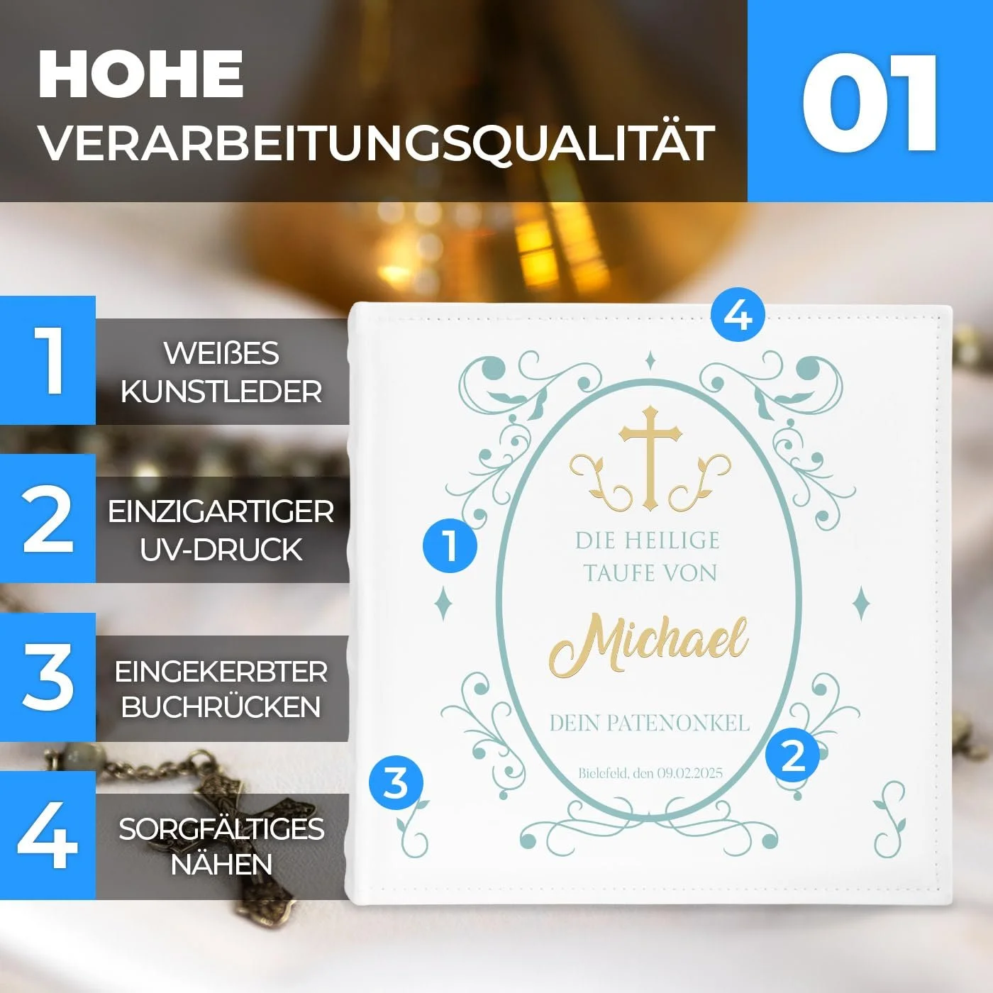 Альбом для фотографий Maverton 10x15 cm - Альбом с кармашками на 500 фотографий - 33x33cm - Белый, фото №2 Альбом для фотографий Maverton 10x15 cm - Альбом с кармашками на 500 фотографий - 33x33cm - Белый, фото №2