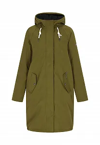 Женская зимняя парка Schmuddelwedda Длинный рукав Карман на молнии для отдыха - Фото 1