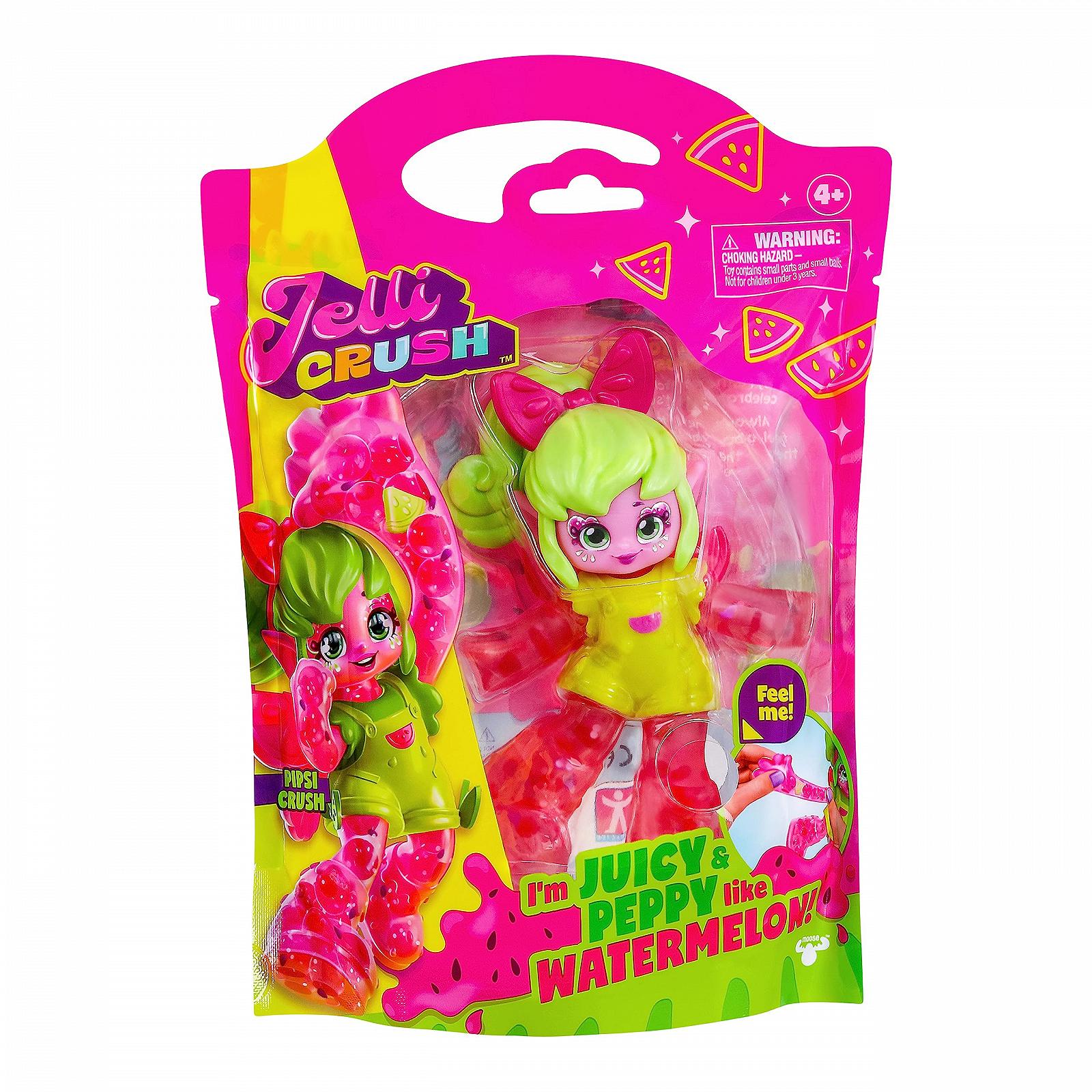 Кукла Jelli Crush Pipsi Crush с арбузной тематикой с уникальным шармом внутри разноцветная M, фото №2