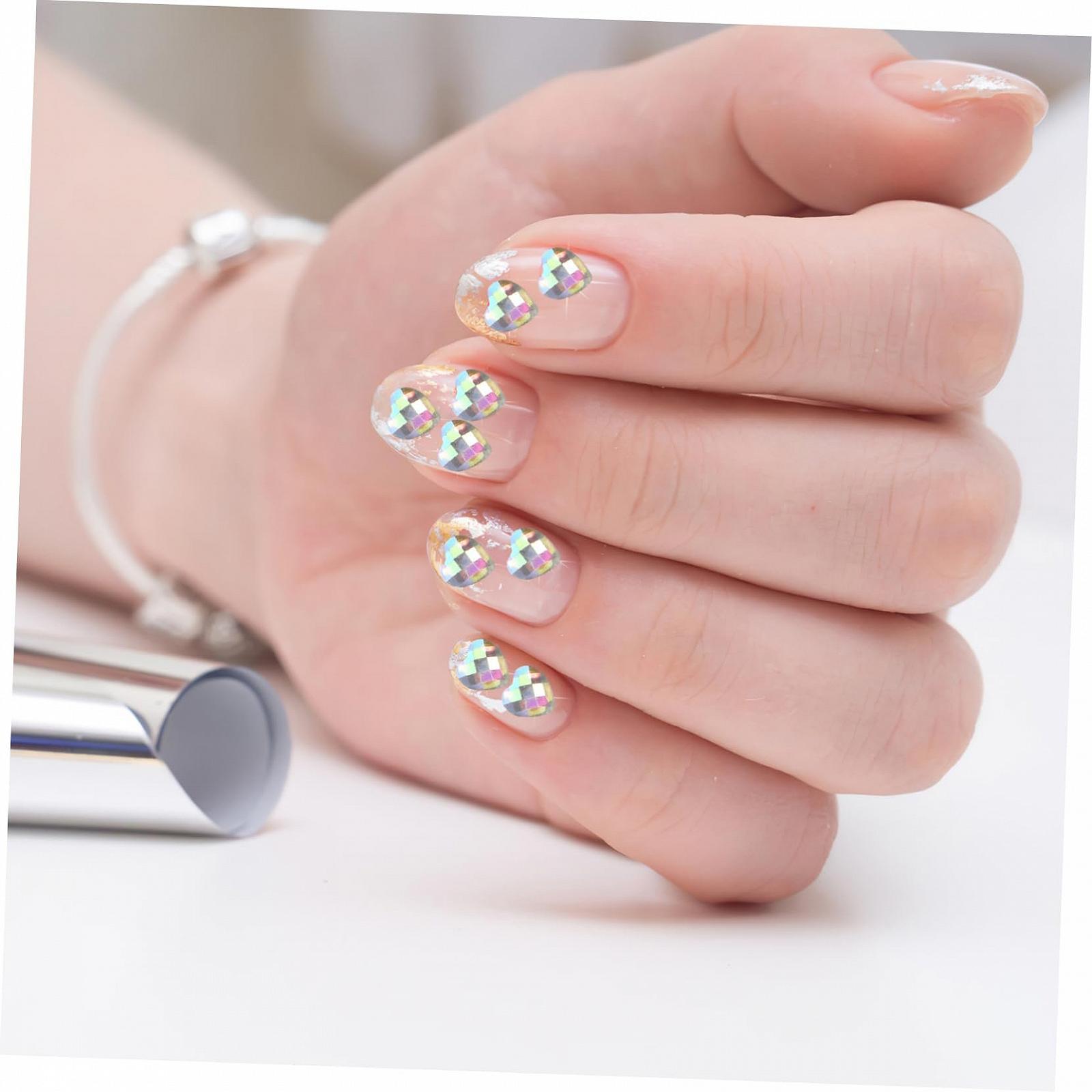 Самоклеящиеся стразы для лица 6 листов, фото №8