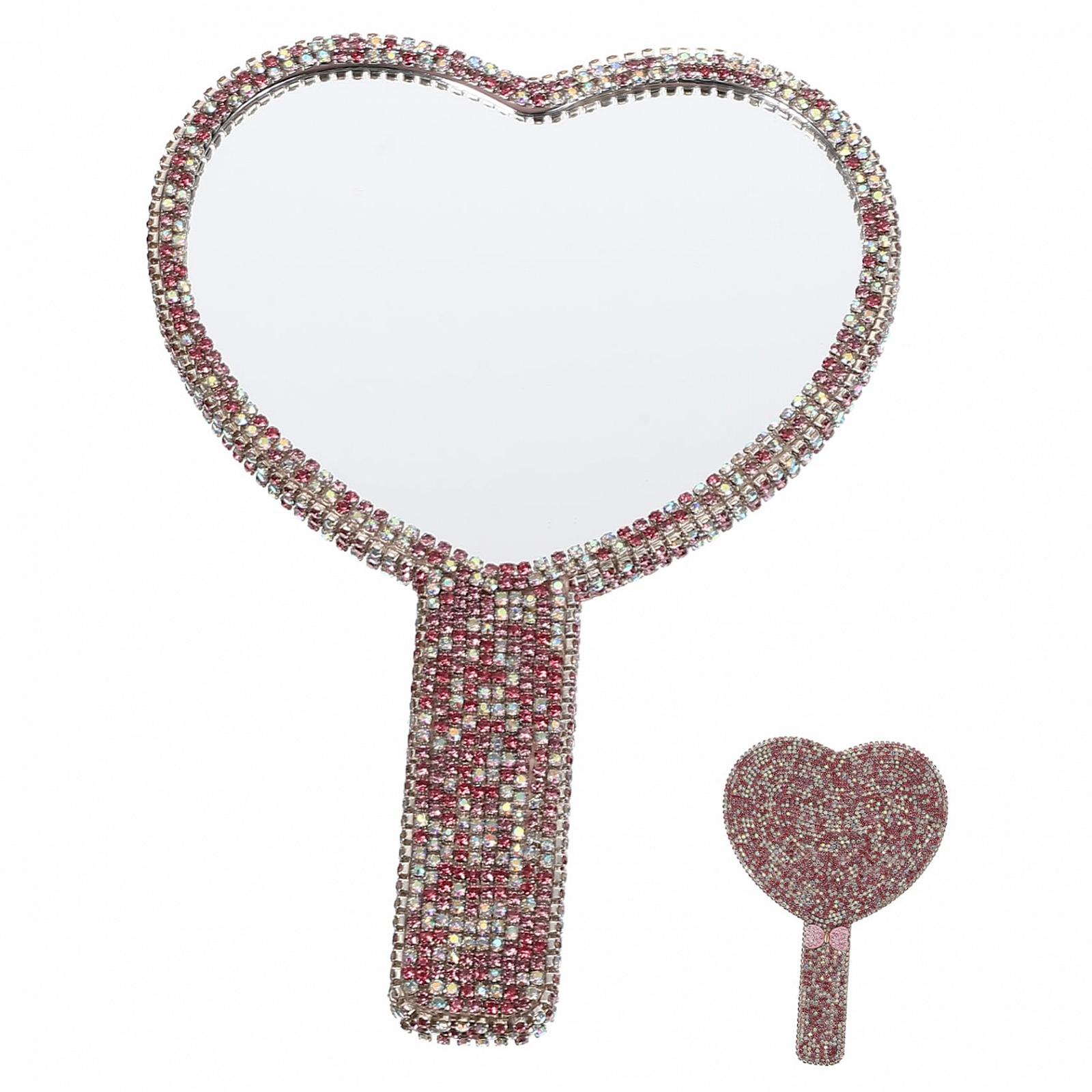 Зеркало Angoily Diamond Сердце Оборачиваемое Фрезерование ABS, фото №3