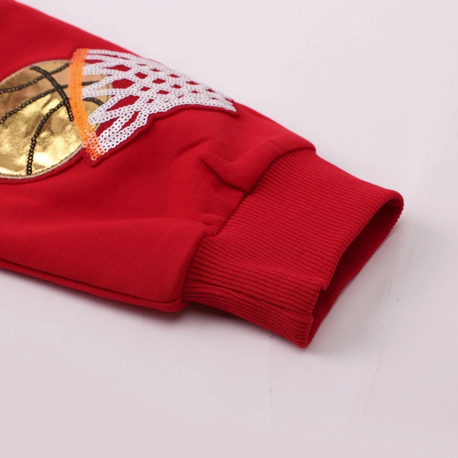 Баскетбольный свитшот женский Y2K с длинными рукавами, милый худи с пайетками, западный блестящий вышитый пуловер с круглым вырезом, удобная повседневная одежда, винтажный модный мультяшный свободный крой, фото №2