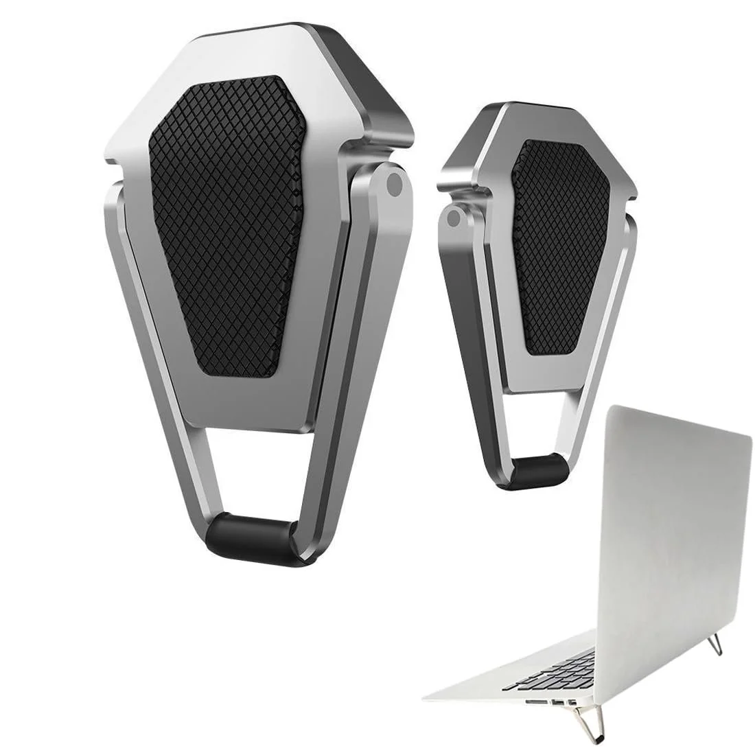 Підставка для ноутбука Mini Алюмінієва Охолоджуюча для клавіатури Ергономічна Легка для MacBook, Lenovo Планшетів та Ноутбуків, фото №1