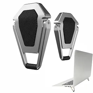 Мини Подставка для ноутбука Алюминиевая Охлаждающая для клавиатуры Эргономичная Легкая для MacBook, Lenovo Планшетов и Ноутбуков - Фото 1